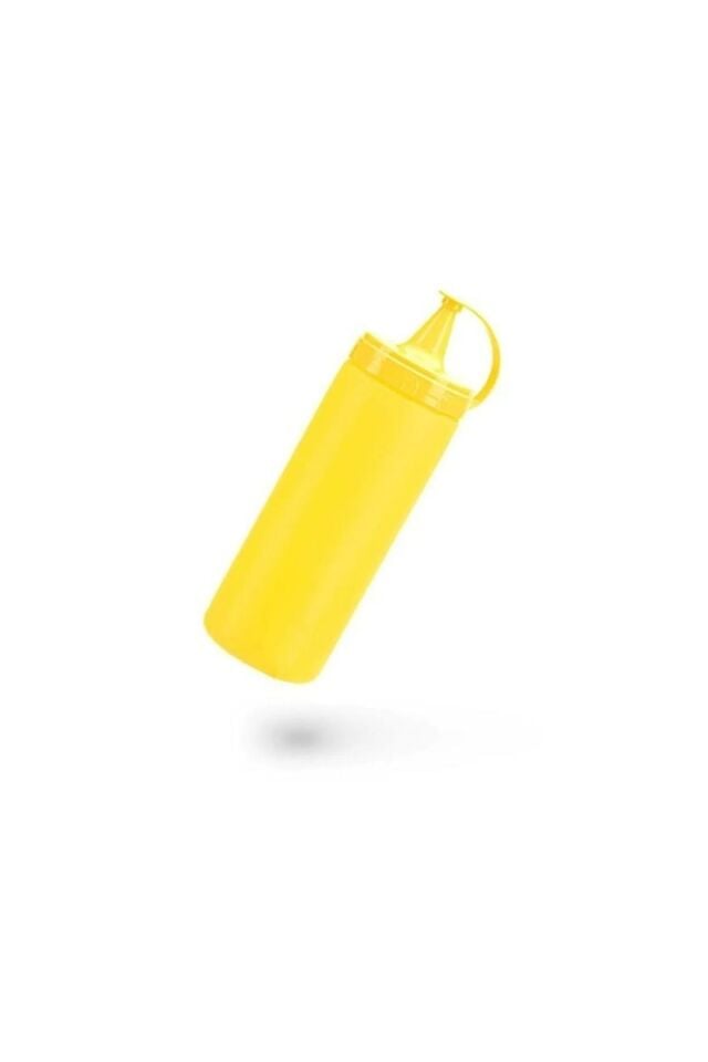 2'li Set Sızdırmaz Kırmızı ve Sarı Sos Şişesi Ketçap ve Hardal 400ml AP-9417