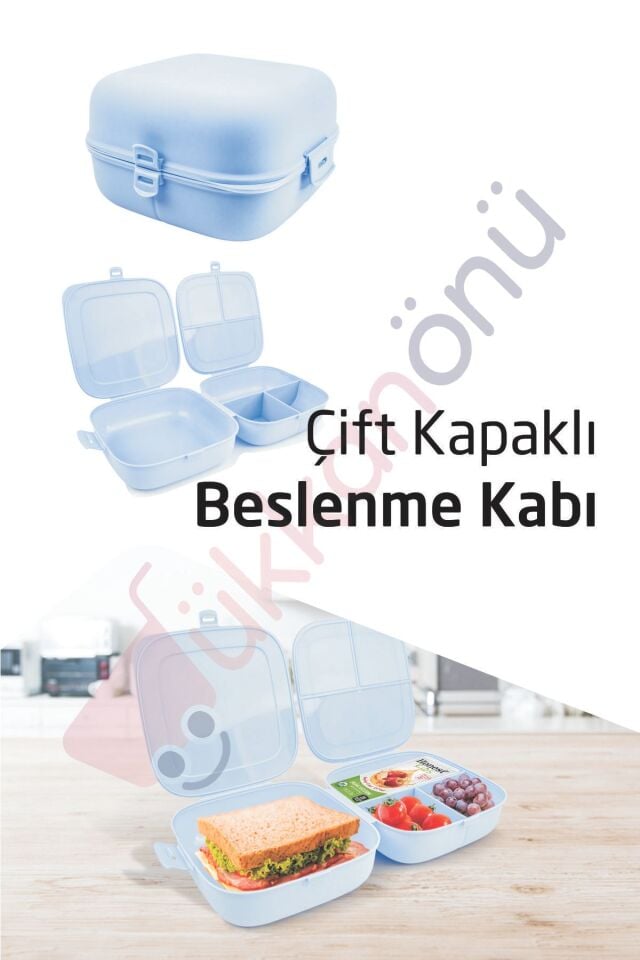Çift Taraflı Beslenme Kabı - Beslenme Çantası