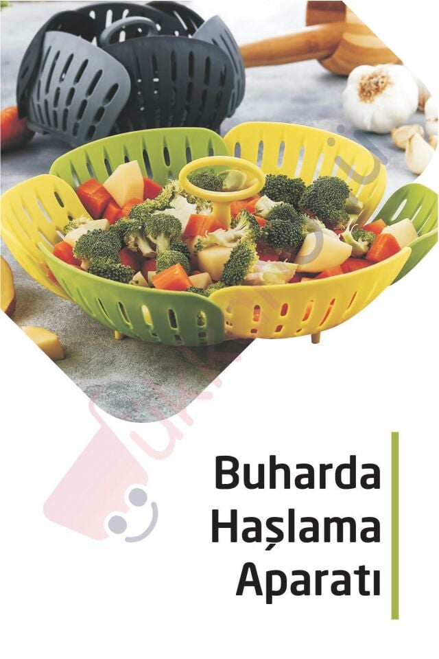 Buharda Sebze Pişirme Sepeti Plastik Haşlama Aparatı Kp-130