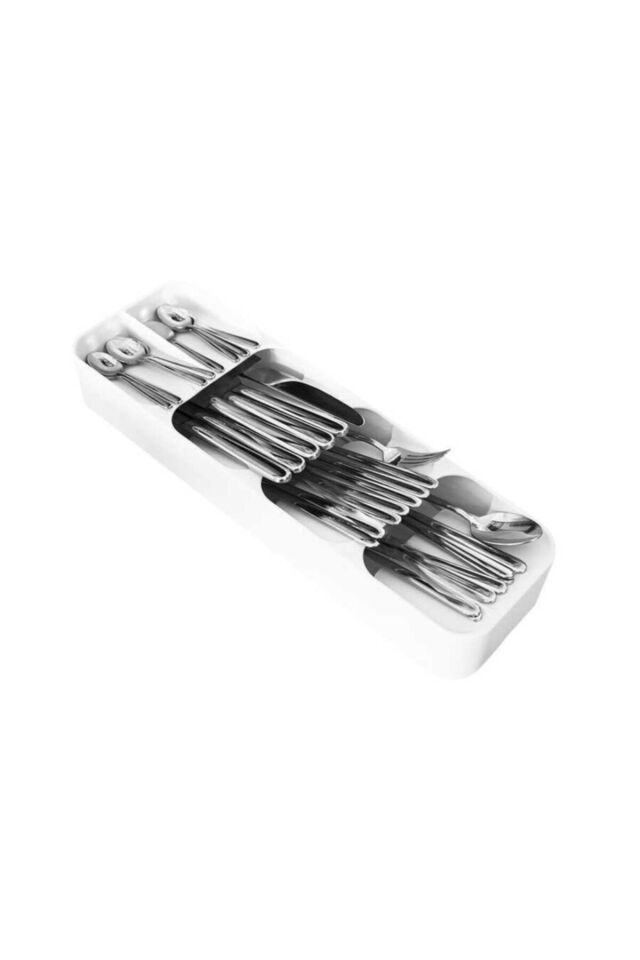 Deco Bella 50809 Çekmece Içi 5 Bölmeli Kaşıklık Beyaz