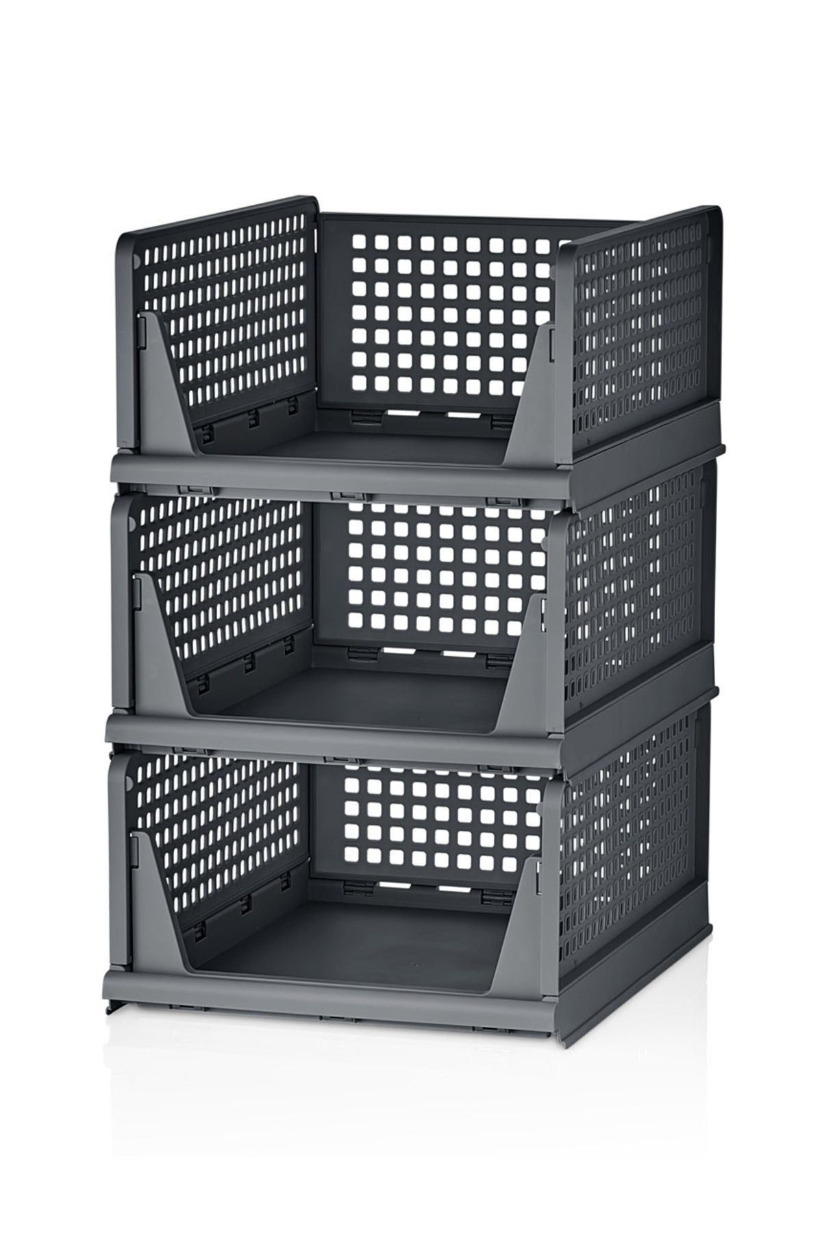 3 Adet Çok Amaçlı Kayar Raf Dolap Içi Fonksiyonel Kıyafet Ve Ev Aksesuarı Düzenleyici Hareketli Raf Siyah